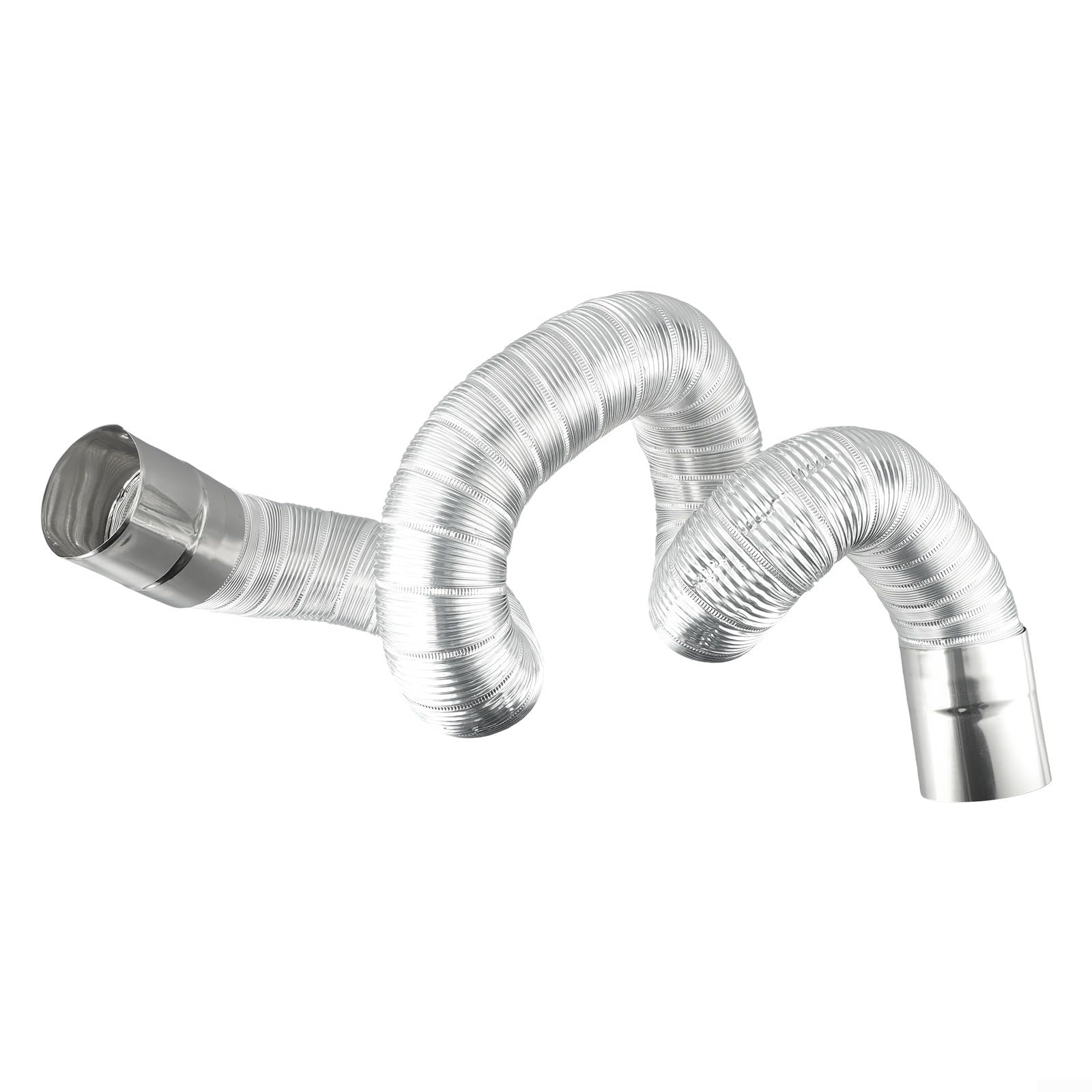 Ofenrohr Typ B 4 Zoll Galv Typ B Einstellbarer Gasofen Ofen Rauchrohr Wand Kausche 4RV-WT Für Effiziente Abluft Rauchrohr Kausche Gasofen