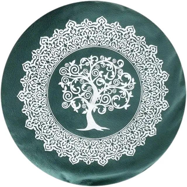 Zafu Yoga Tempotech Árbol de la Vida | Cojín Meditación 18x30 cm | Algodón y Alforfón