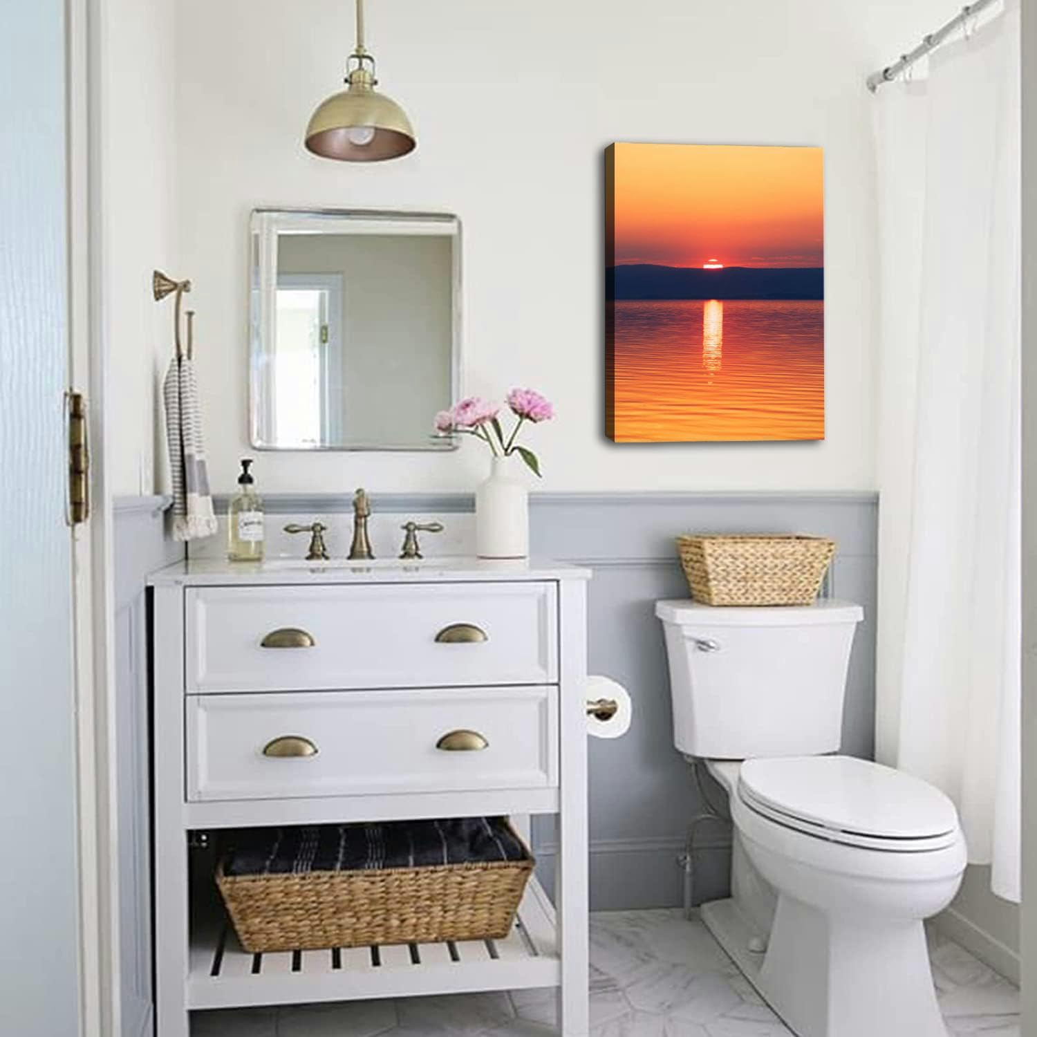 Amazon.com: Bathroom Wall Art Decor Bathroom Pictures for Wall