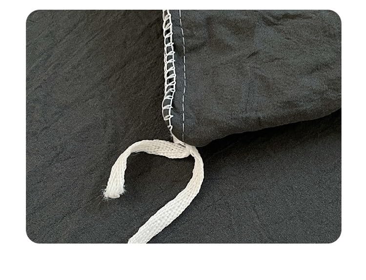 Funda de edredón de algodón lavado transpirable contra piel sensible 4