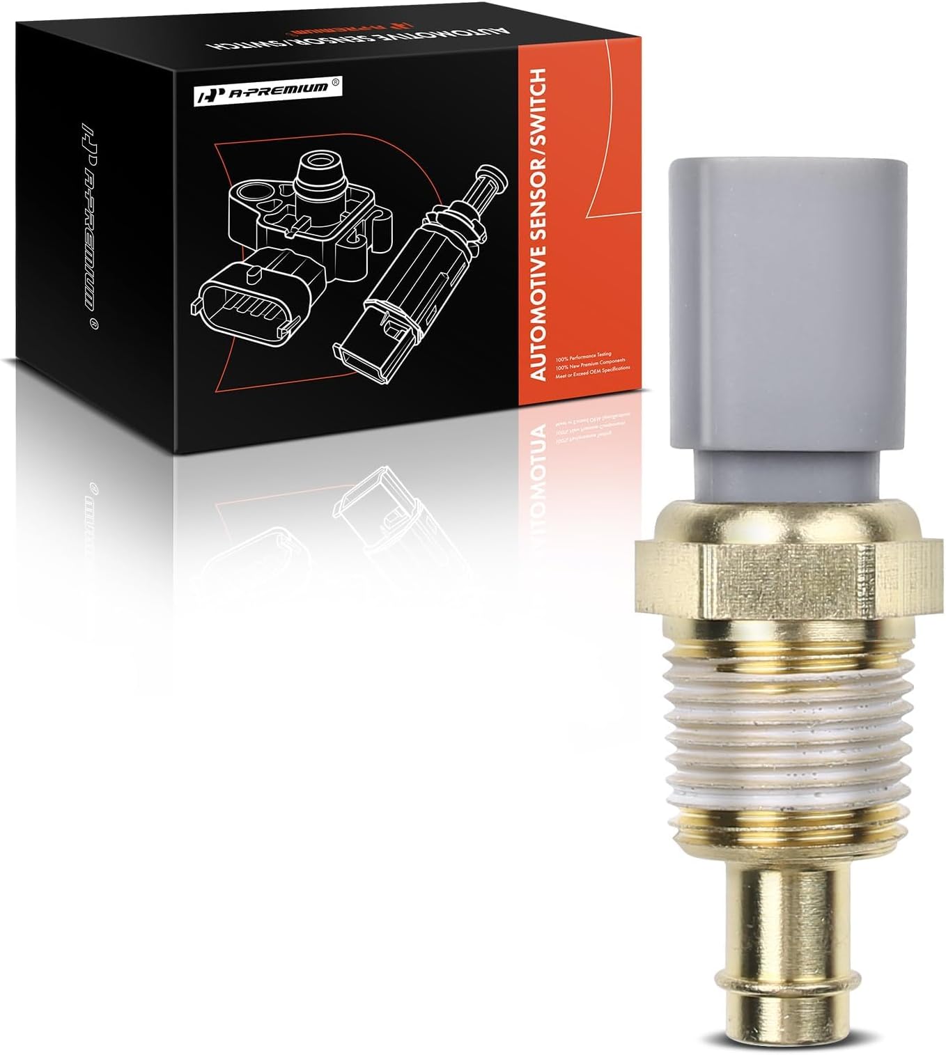 Engine Coolant Temperature Sensor Compatible with Dodge Grand Caravan 08-19 Ram 1500 2500 3500 Challenger Durango Journey Jeep