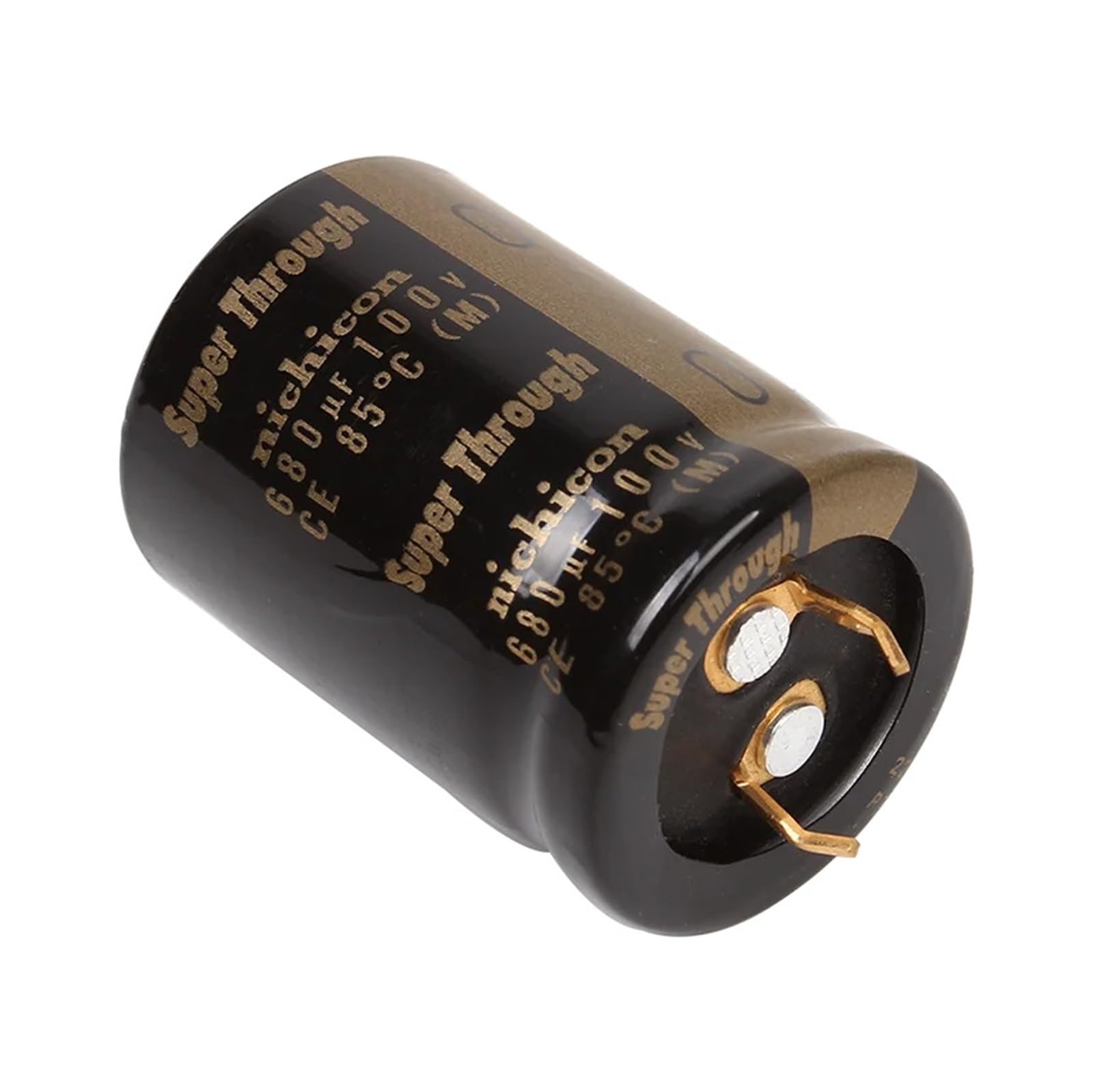 2pcs/lot 680Uf 100V 25X35mm fever audio aluminum electrolytic capacitor Electrolytic capacitor