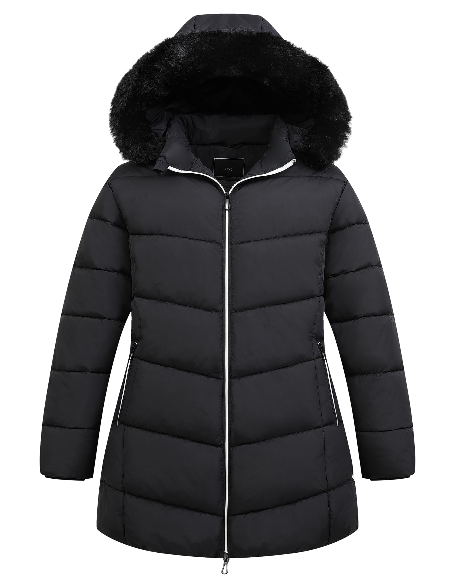 Pefflarge Plus-Size Puffer Coat