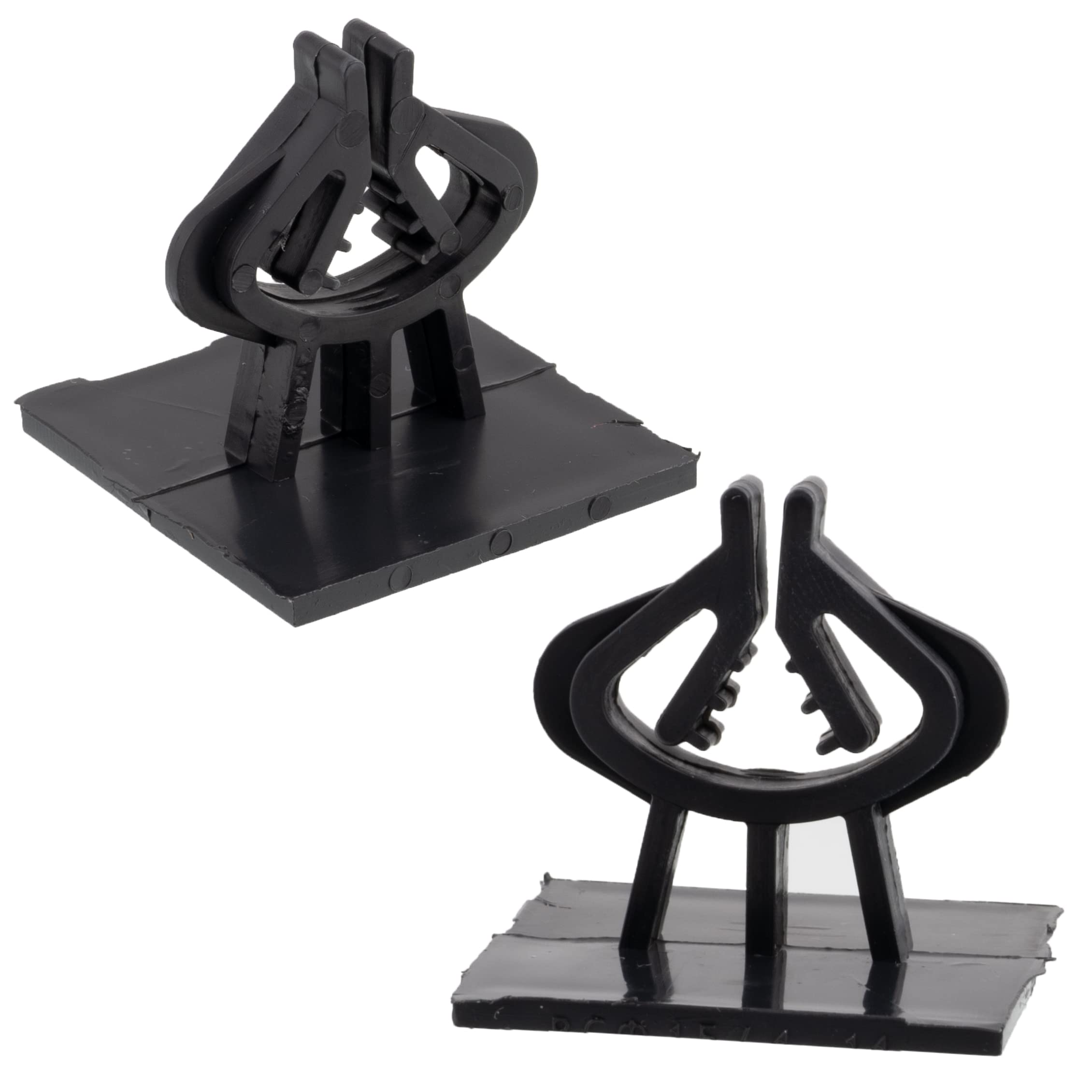 AERZETIX - C65232 - Satz von 100 Bewehrung Keilen mit basis für betonstahl von Ø4 bis Ø14-15 mm überdeckung - horizontale befestigung auf extrudiertem expandiertem polystyrol - aus kunststoff
