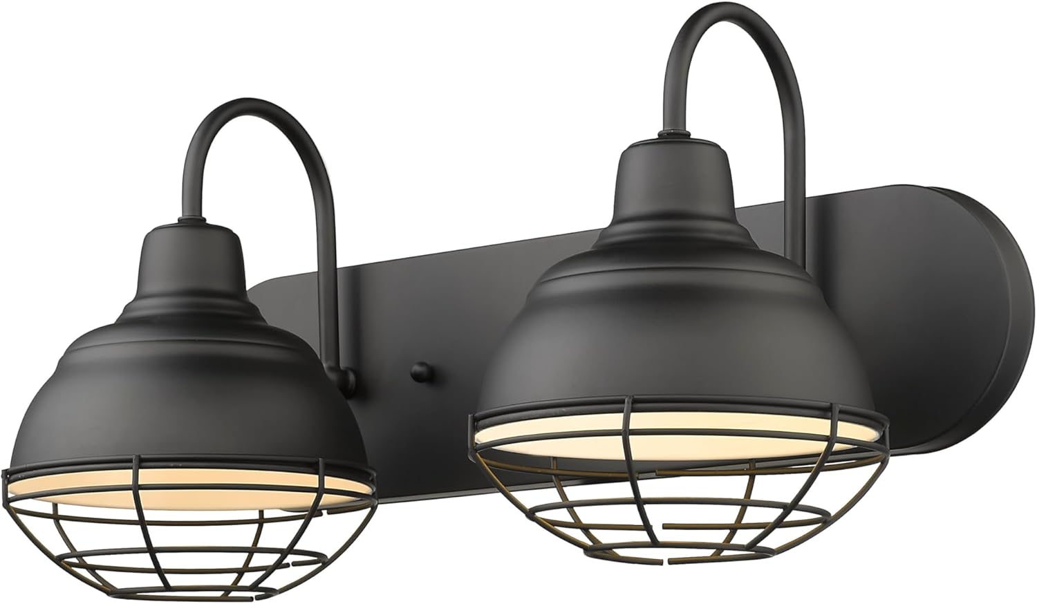 Millennium 5422-MB Transitional Two Light Vanity Finish, Matte Black