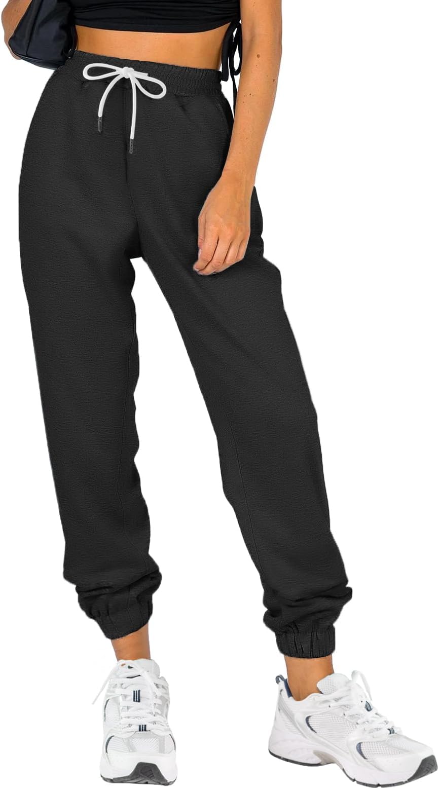 Sweatpants Women Fall Fashion 2026 Baggy Joggers Workout Lounge Lightweight Comfy High Waisted Athletic Sweat Pants