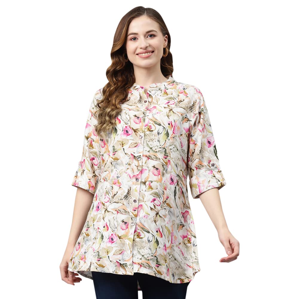 Multi Floral Rayon Top
