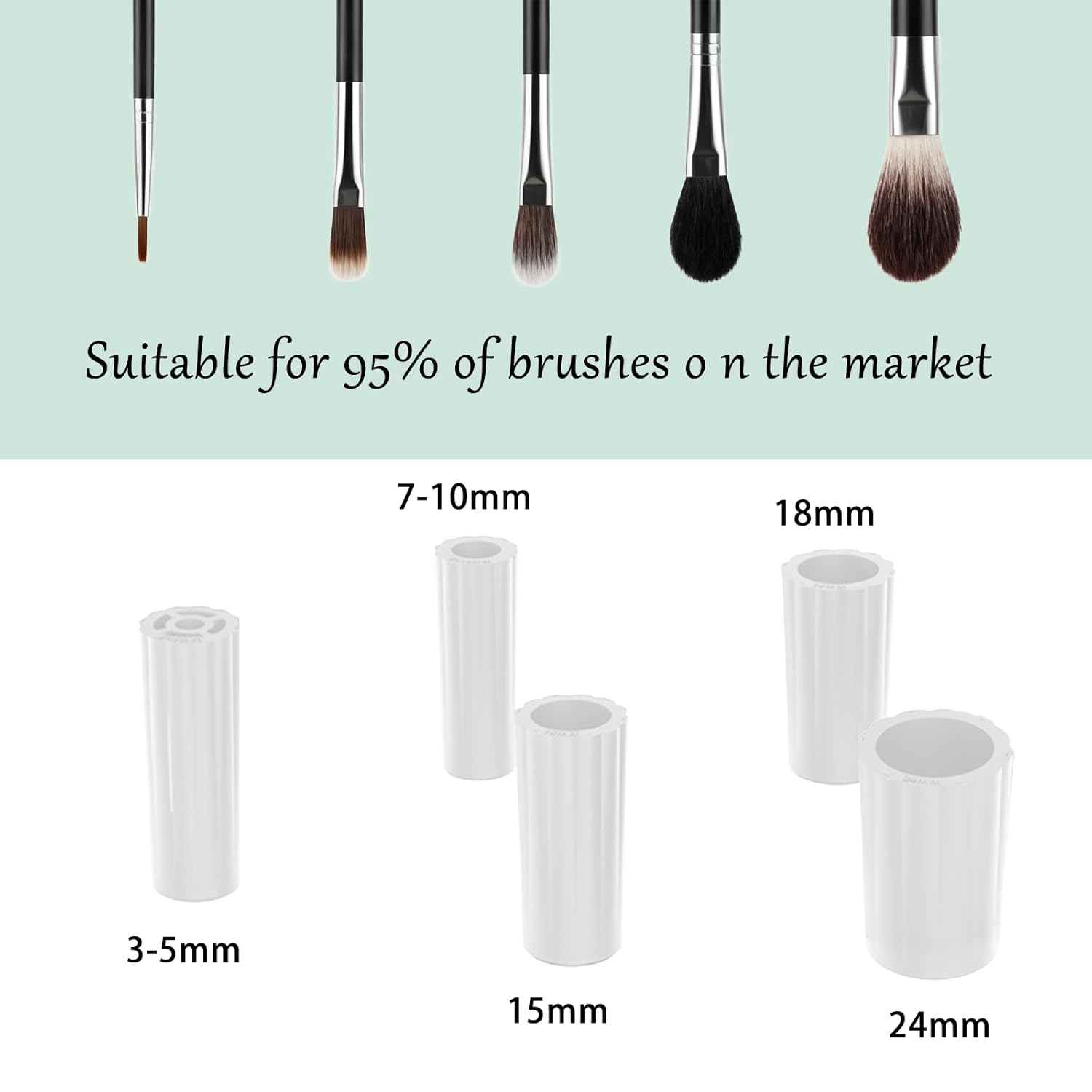 Electric Makeup Brush Cleaner Machine, Integrated Cleaning and Drying Makeup Brushes & Tools, Low-Frequency Make Up Brush Cleaner Machine