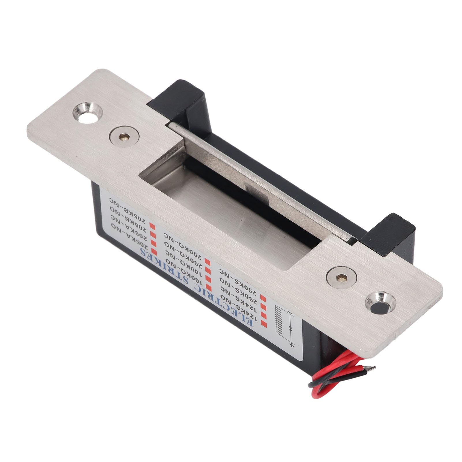 Serrure à Gâche électrique Robuste pour Zones de Haute sécurité 12 V CC en Acier Inoxydable PVC NC Non Commutable pour Bureaux, Magasins, Centres de Données Amérique du Nord