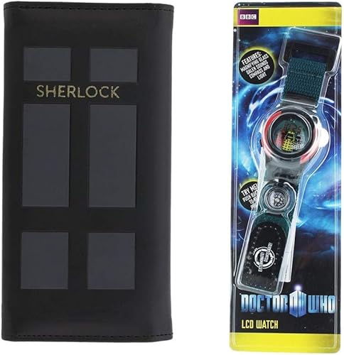 Toynk Juego de billetera y reloj Doctor Who