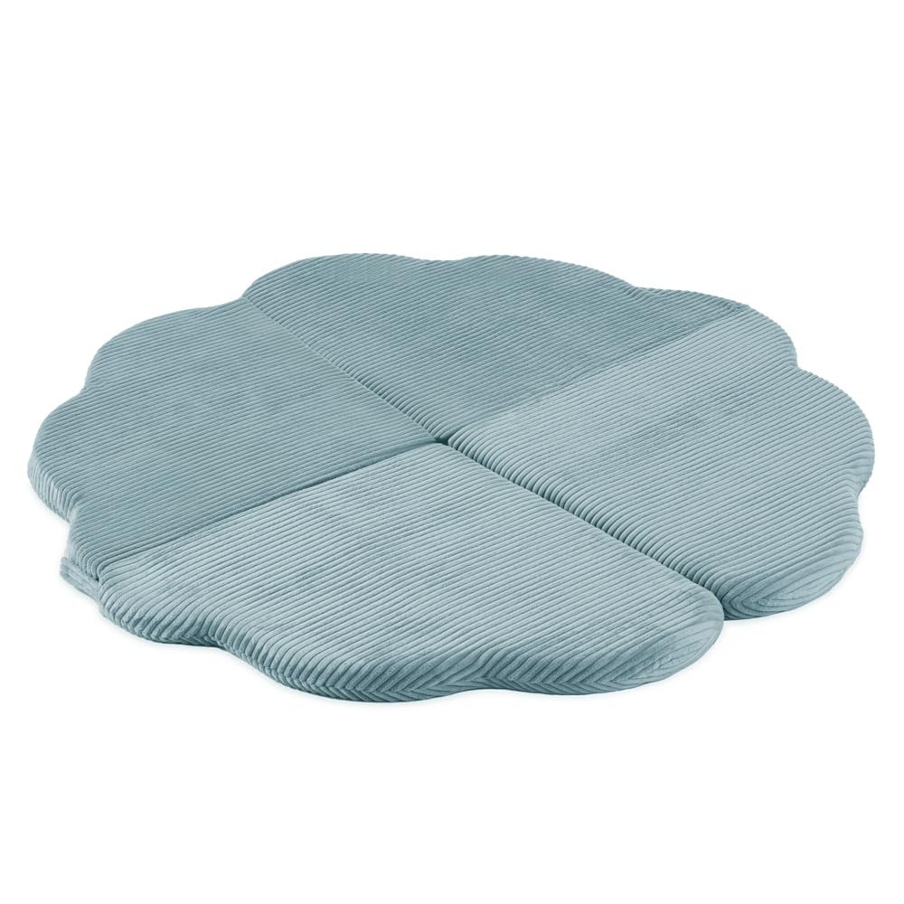 MISIOO Faltbare Krabbelmatte Baby 115x115x5 cm - Freundliche Baby Spielmatte für Kleinkinder - Hochwertige Weiche Spielmatte - Ideal für sicheres Krabbeln und Spielen - Perfekt für das Kinderzimmer