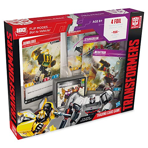 Transformers TCG: Bumblebee Vs. Megatron 2-Player Starter Set | 1 Ready-to-Play Deck | 44 Cards Incl. Bumblebee