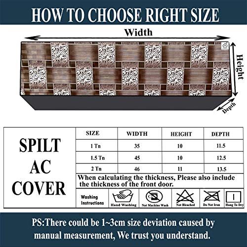Image of Polycarbonate Water & Dustproof Split Ac Cover for Daikin 1.5 Ton 5 Star Inverter, Copper, Ftkg50tv16u, Gray (Color03)