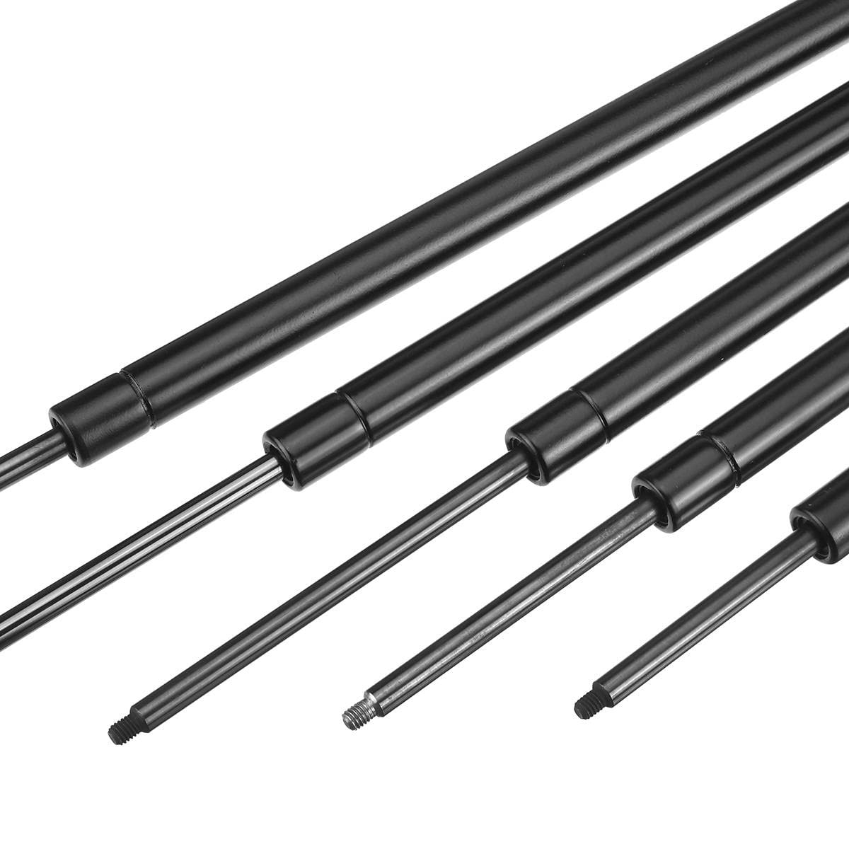 Genérico 2 Uds 200N 260-500mm Barras Puntal Gas para Coche Resorte Gas Capó Varilla Soporte Elevador Choque Cama Ventana Autobús Caravanas(200mm)