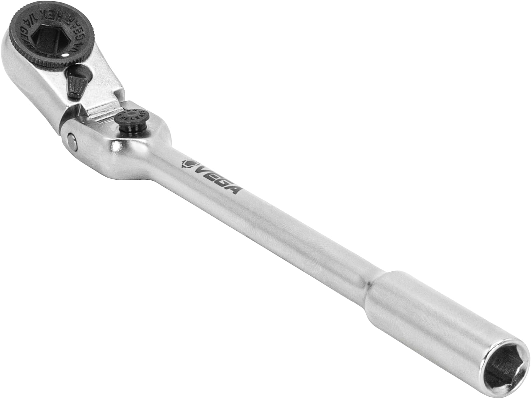 1/4 Bit Ratchet w/Locking Flex Head - Vega Professional Grade Magnetic ...