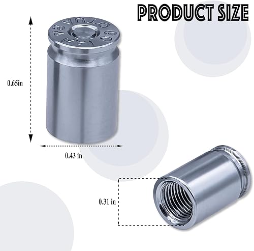 Vista 135 de Tapas de válvula de neumático, aleación de aluminio, anticorrosivas, a prueba de polvo, para automóviles, SUV, camiones, bicicletas, motocicletas