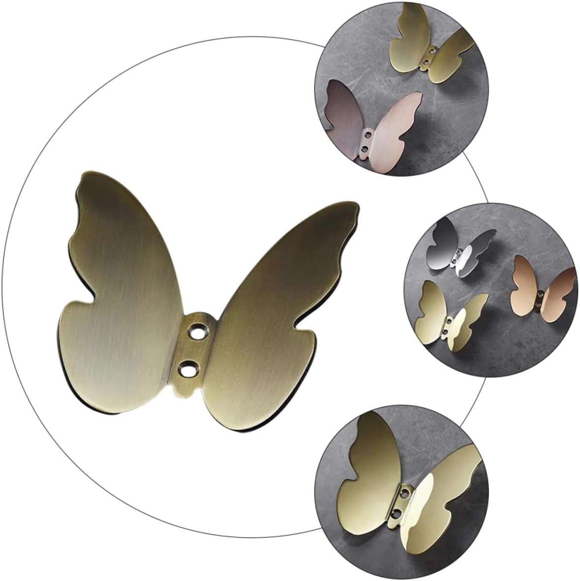 Brass Coat Hook Wall Mounted for Bathroom Bedroom Xmas image 4