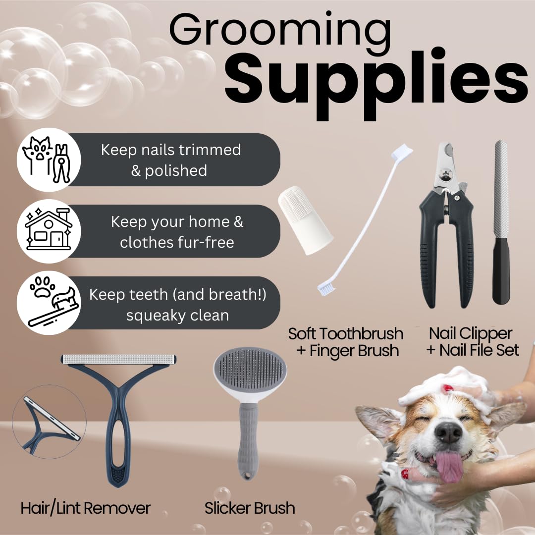 PupLuxe Puppy Starter Kit - Black 22 Piece Dog Training Kit | Great Puppy Gift for First Time & Experienced Owners | New Dog Bundle - image 5