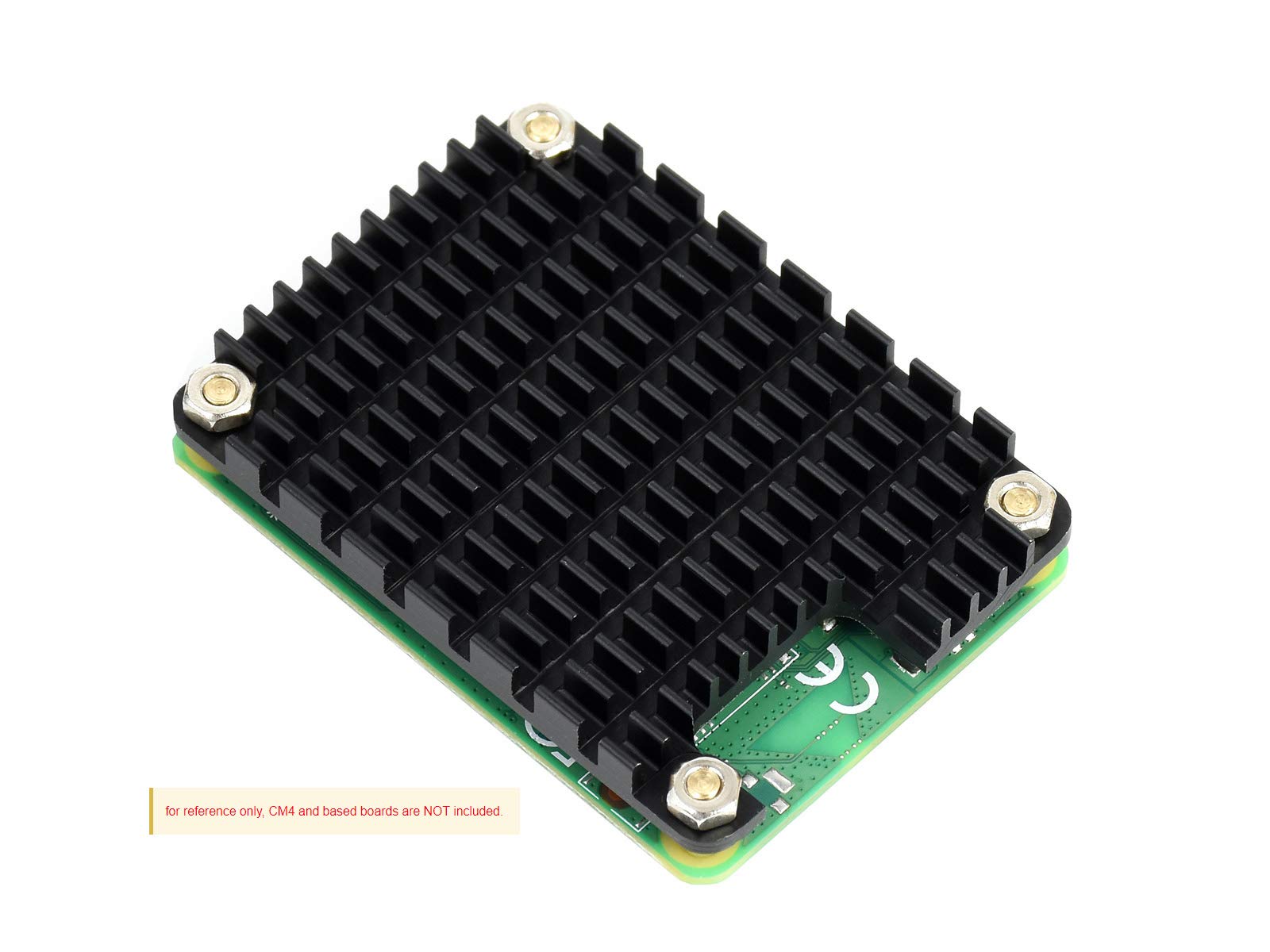 Disipador de calor de aleación de aluminio compatible con Raspberry Pi Módulo de cómputo 4 CM4 Placa base CM4, resistente a la corrosión/oxidación, mejor disipación de calor 3