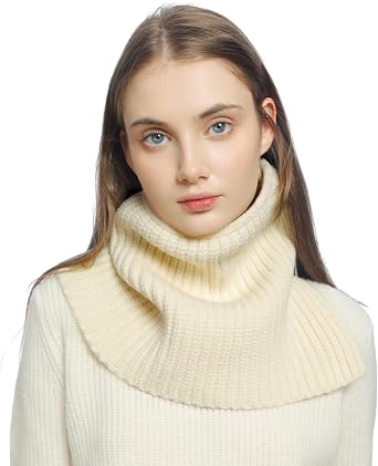 SUNDSGT Winter Warm Solid Thick Knit Scarf for Women Infinity Circle Loop Scarf Shawl