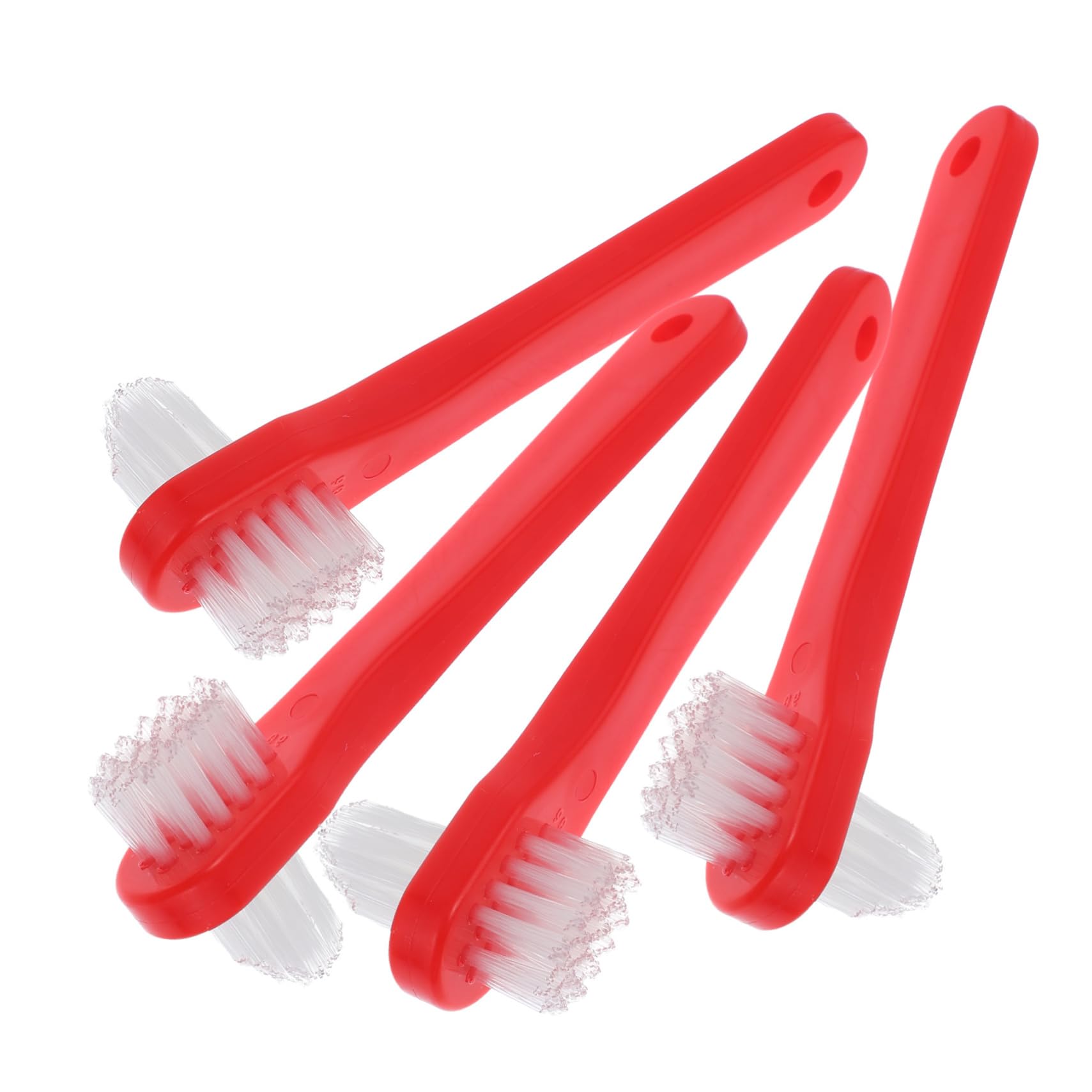 5 Set Spazzolino Dentarie Doppia Per Orale Per Viaggi Resistente E Riutilizzabile Ergonomico 4 Pezzi*5