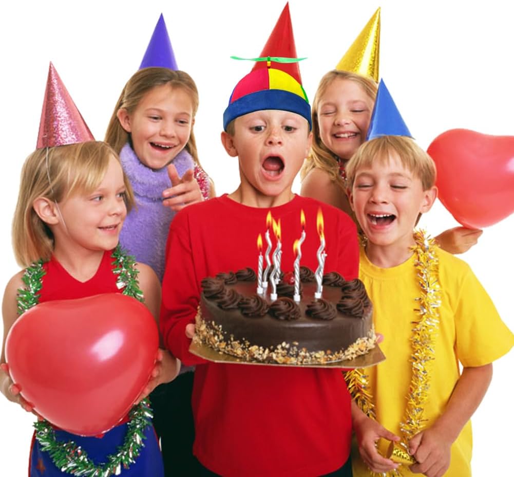 Propeller Hat,Helicopter Hat,Hat with Propeller,Rainbow Pinwheel hat,Funny Crazy Hats,for Adult and Kids