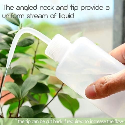 Miniatura 7 de Botella de lavado económica de LDPE, botella de plástico de laboratorio médico de boca estrecha, botella de seguridad exprimible sin derrames, latas