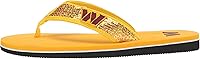 Vista 7 de FOCO Womens NFL Team Logo Sequin Strap Sandals Flip Flops