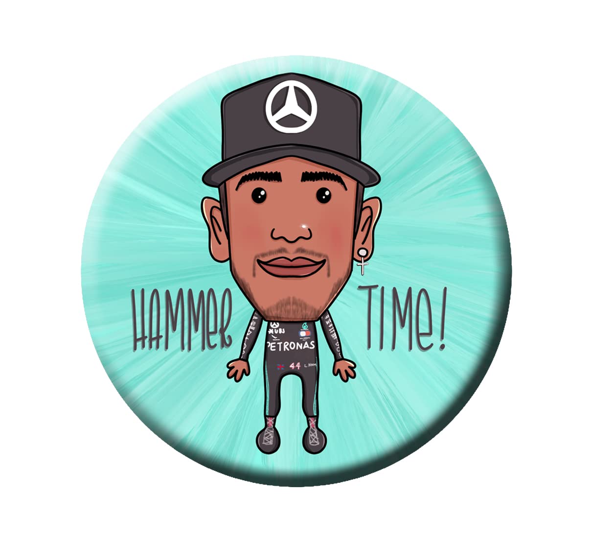 Salt n Light Plastic Lewis Hamilton LH44 Cartoon Magnet (5.8 cm, Multicolour) (B07RSZ3RL6) Amazon Price History, Amazon Price Tracker