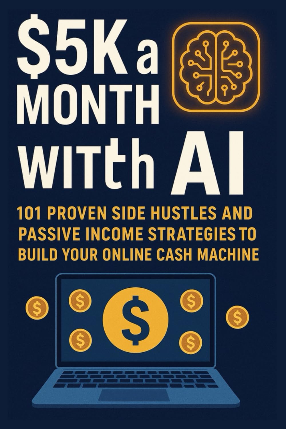 $5K a Month with AI: 101 Proven Side Hustles and Passive Income Strategies to Build Your Online Cash Machine::