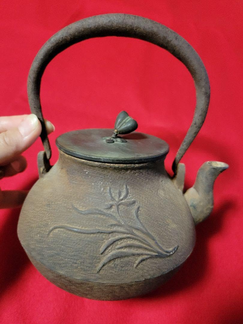 龍文堂造 鉄瓶 鉄器 アンティーク 茶道具 骨董品 龍文堂 古い鉄瓶 龍文堂造 湯沸 茶道具 骨董