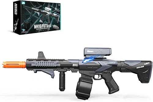 SOFITEN Pistola Orby de bolas de gel, semiautomática, 120FPS, cargador de batería, equipo táctico, ABS duradero + nailon, ideal para actividades al