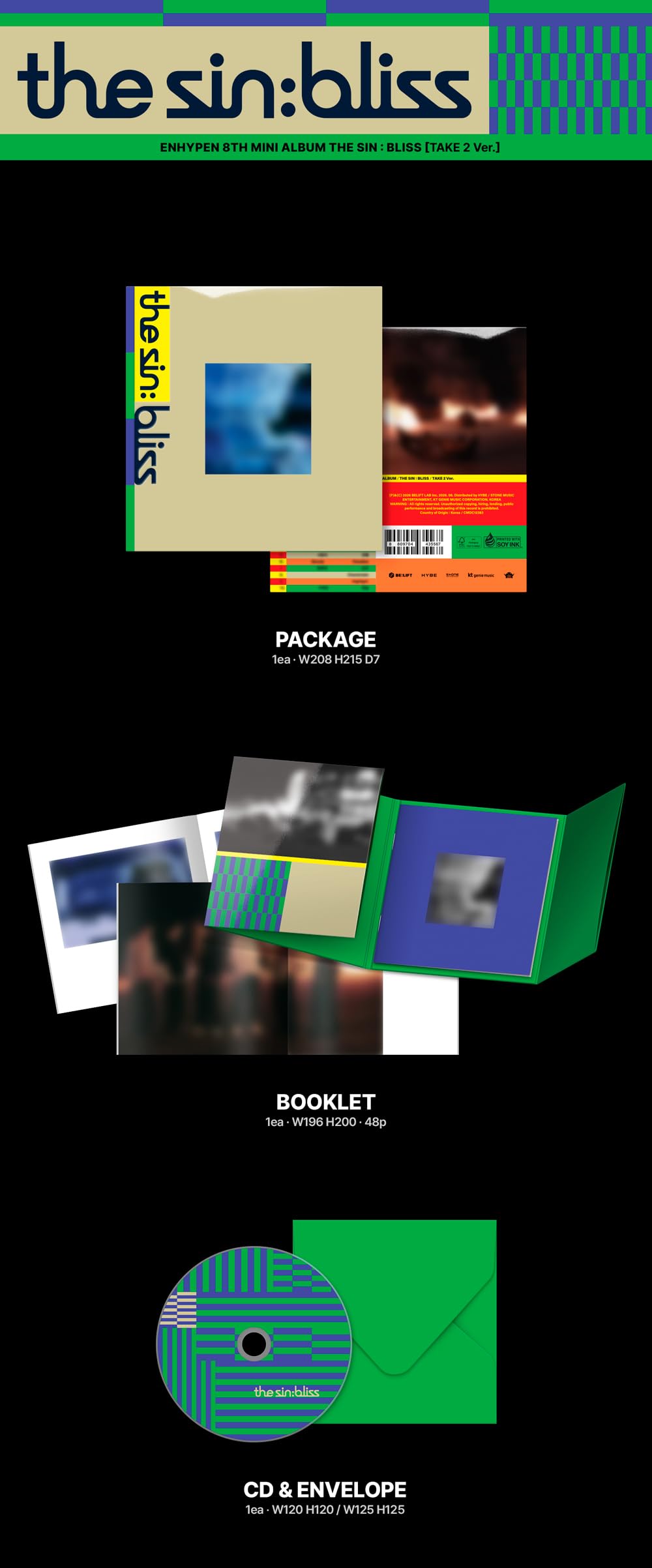Amazon.co.jp: (TAKE Set : 1+2+3+4) エンハイプン EN- ENHYPEN THE