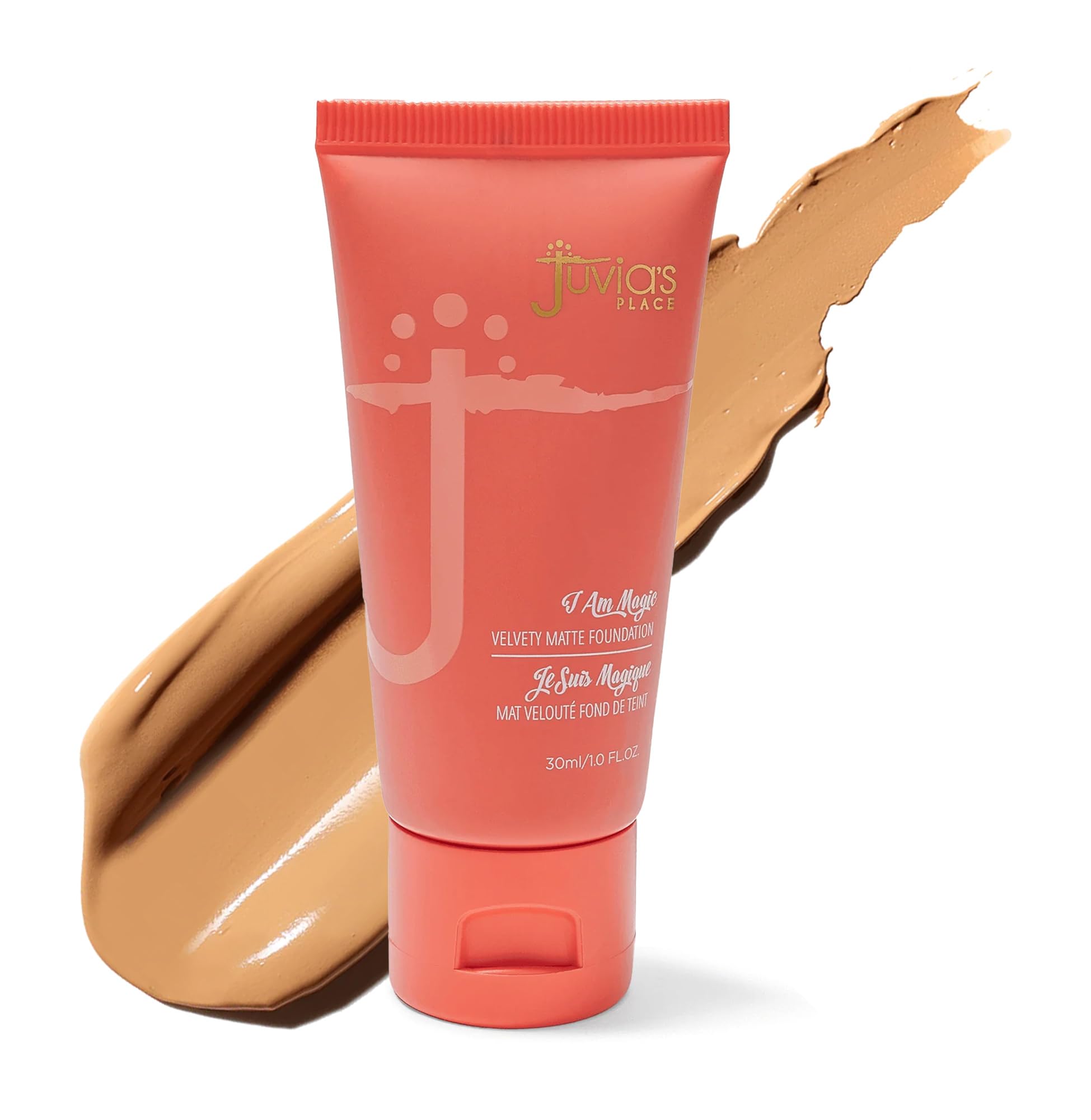 Juvias Place I Am Magic Velvety Matte Liquid Foundation 400 - Ethiopia - Tan w Neutral Warm Undertone