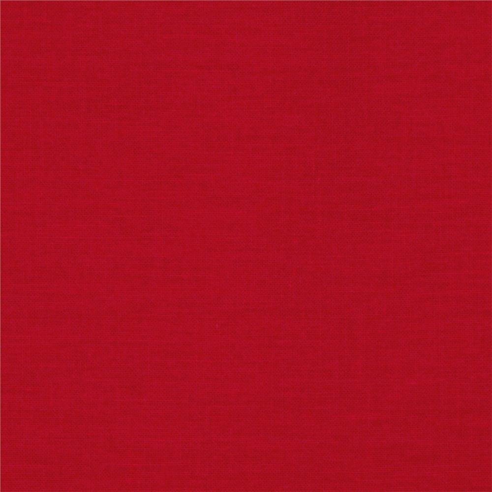 Robert Kaufman Kona Cotton Cardinal Fabric by The Yard