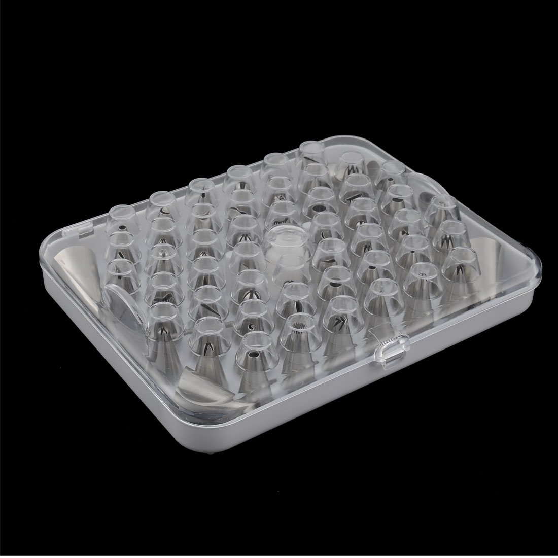 Ruilogod Gâteau en acier inoxydable Décoration Piping pâtisserie Buses Conseils Tool Set 52 en 1