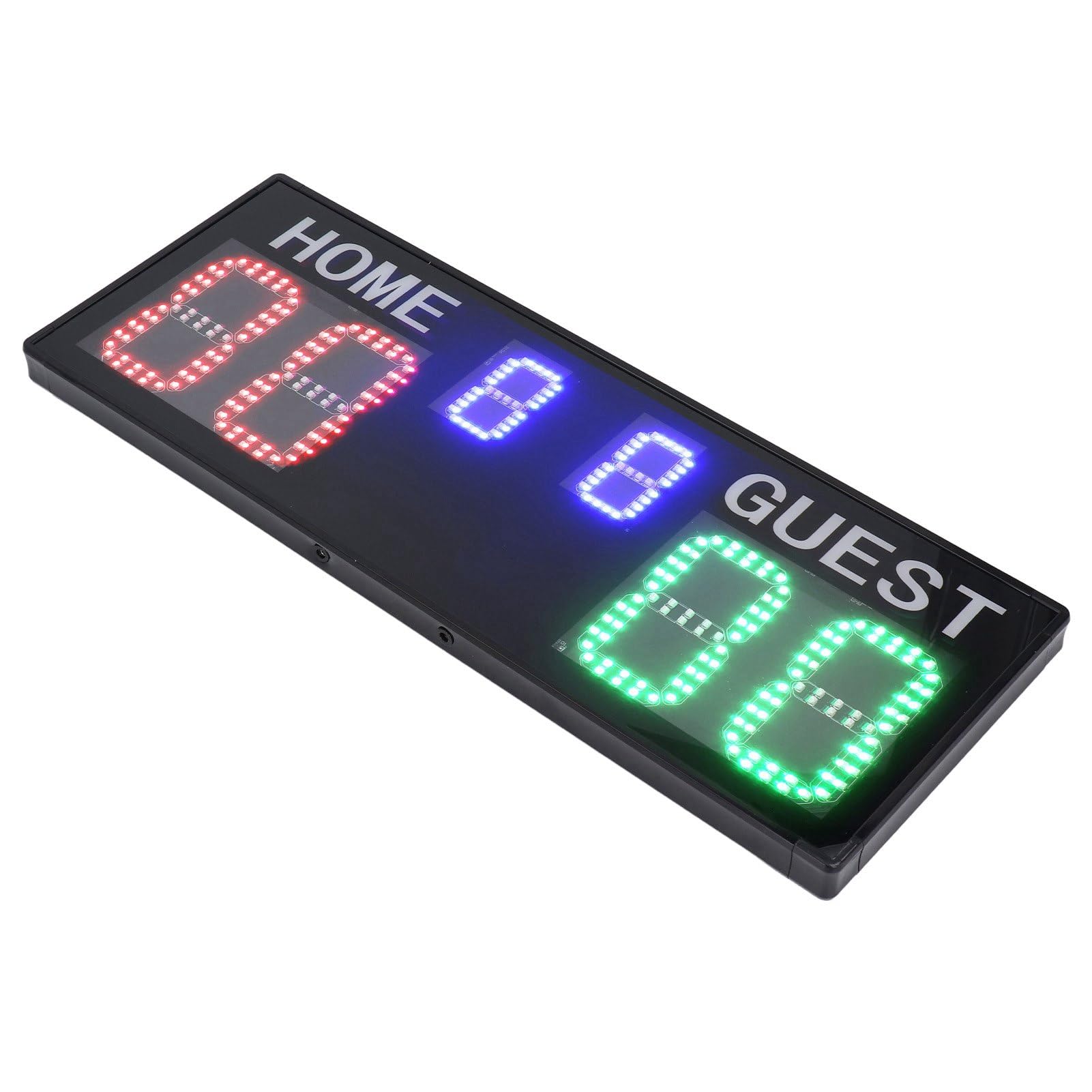 Tabellone Segnapunti Elettronico Display a LED Luminoso Segnapunti Digitale con Telecomando per Pallavolo, Basket, Calcio, Dimensioni Portatili a 6 Cifre