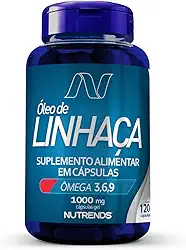 Nutrends Óleo De Linhaça 1000Mg 120 Cápsulas
