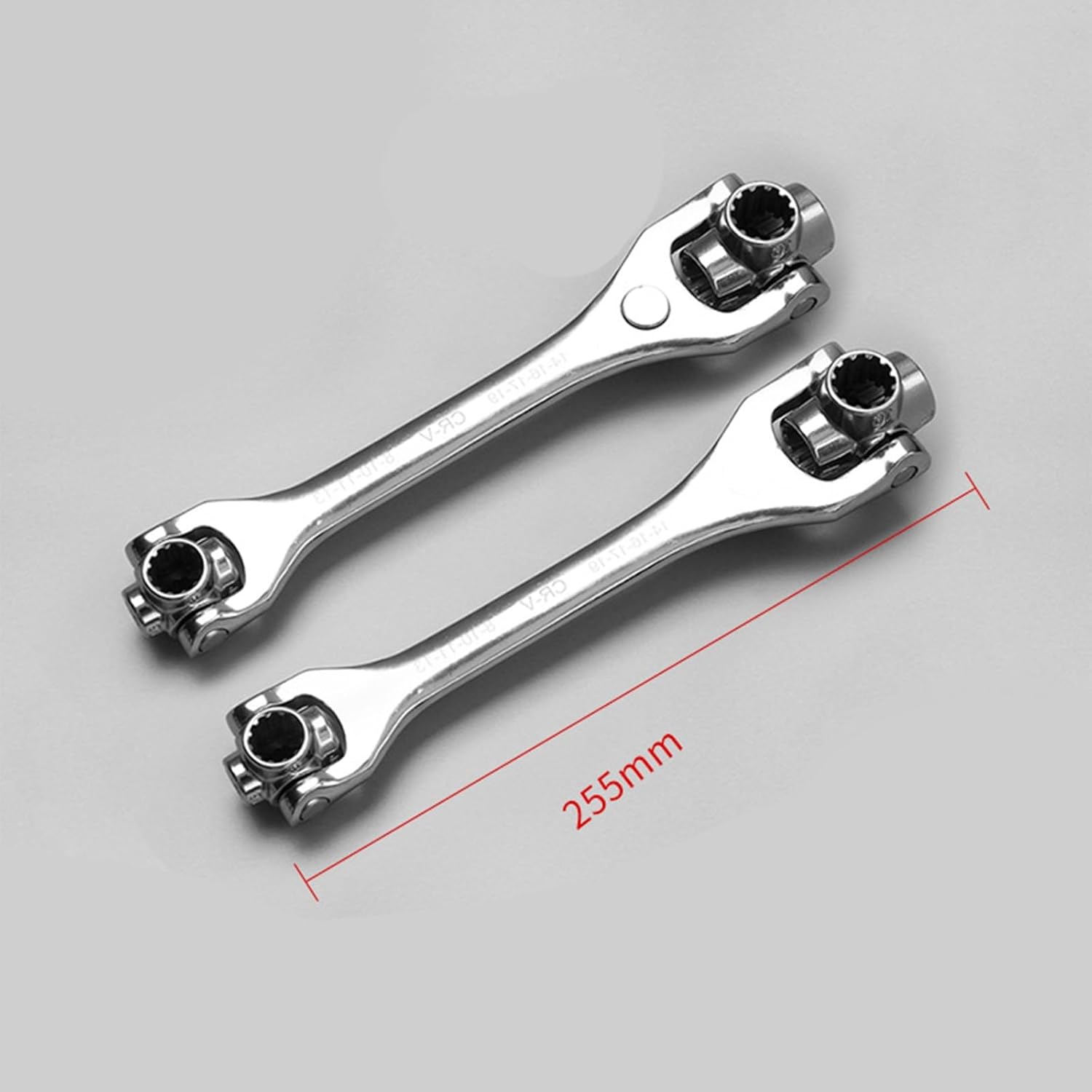 多機能ソケットレンチツール 360度回転ヘッドスパナ合金鋼 自動車 家庭用修理用 多機能スチールレンチ