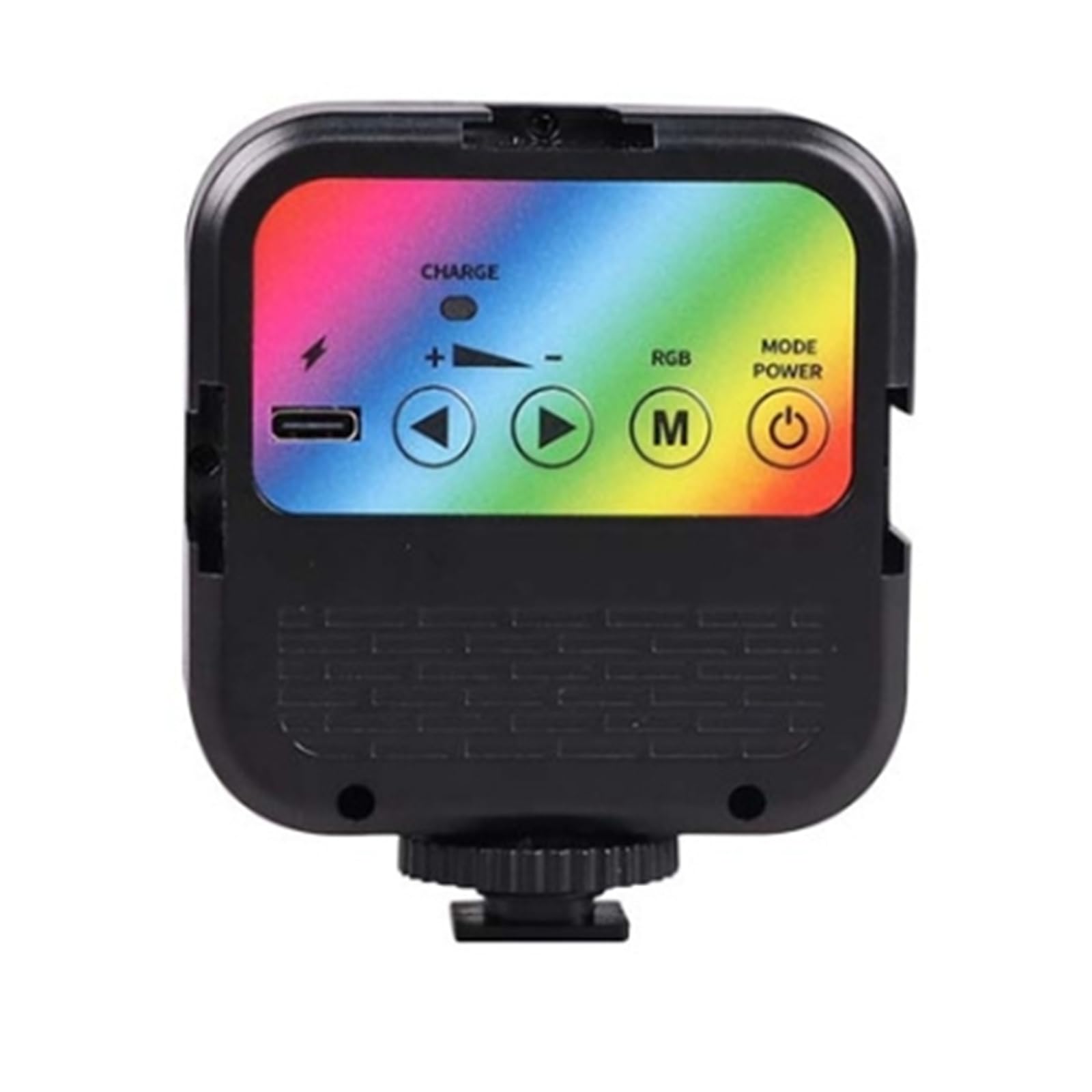 RGB Video Lights White LED Camera Light 360° Full Color Portable Photography Lighting 2000mAh Rechargeable CRI 85+ 2500-9000K Lamp Support Magnetic Attraction