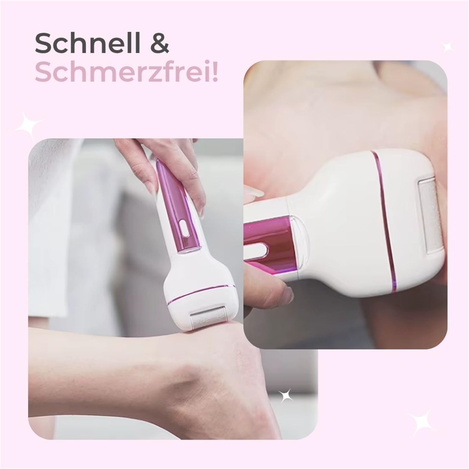 luxderm SilkEase Pro Epilierer Kabelloser 3-in-1 Elektrischer Epilierer für Frauen, wiederaufladbar, IPX7 wasserdicht, LED Display, für trockene und nasse Anwendung geeignet