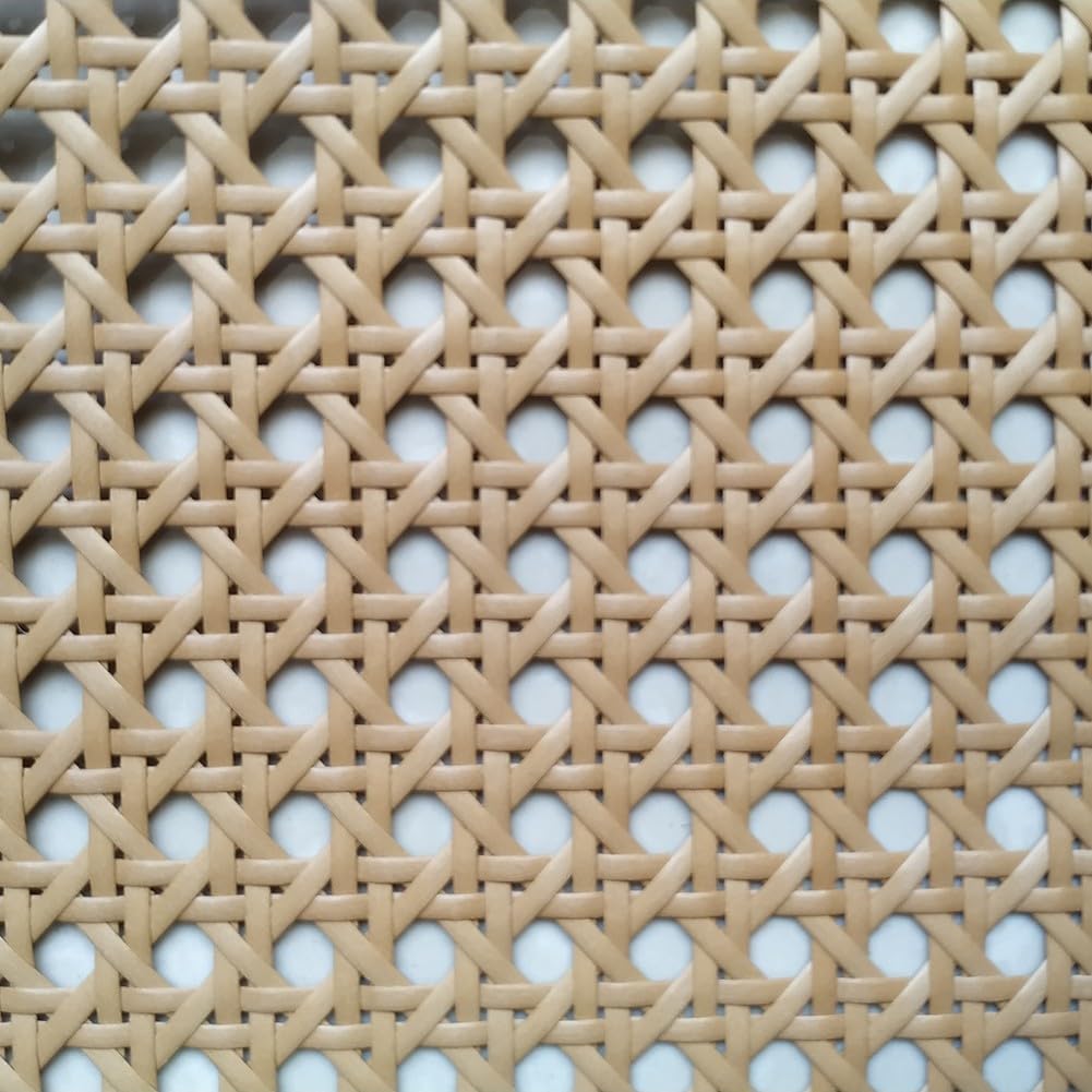 Rollo de malla de ratán, rollo de cincha de caña de ratán natural para muebles, sillas, armarios y techos (50 x 150 cm)