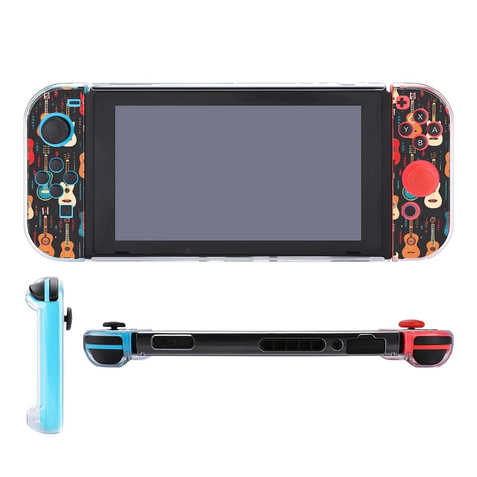 Guitar Cute Case Compatible for Switch Anti-Scratch Shock Absorption Protective Cover
