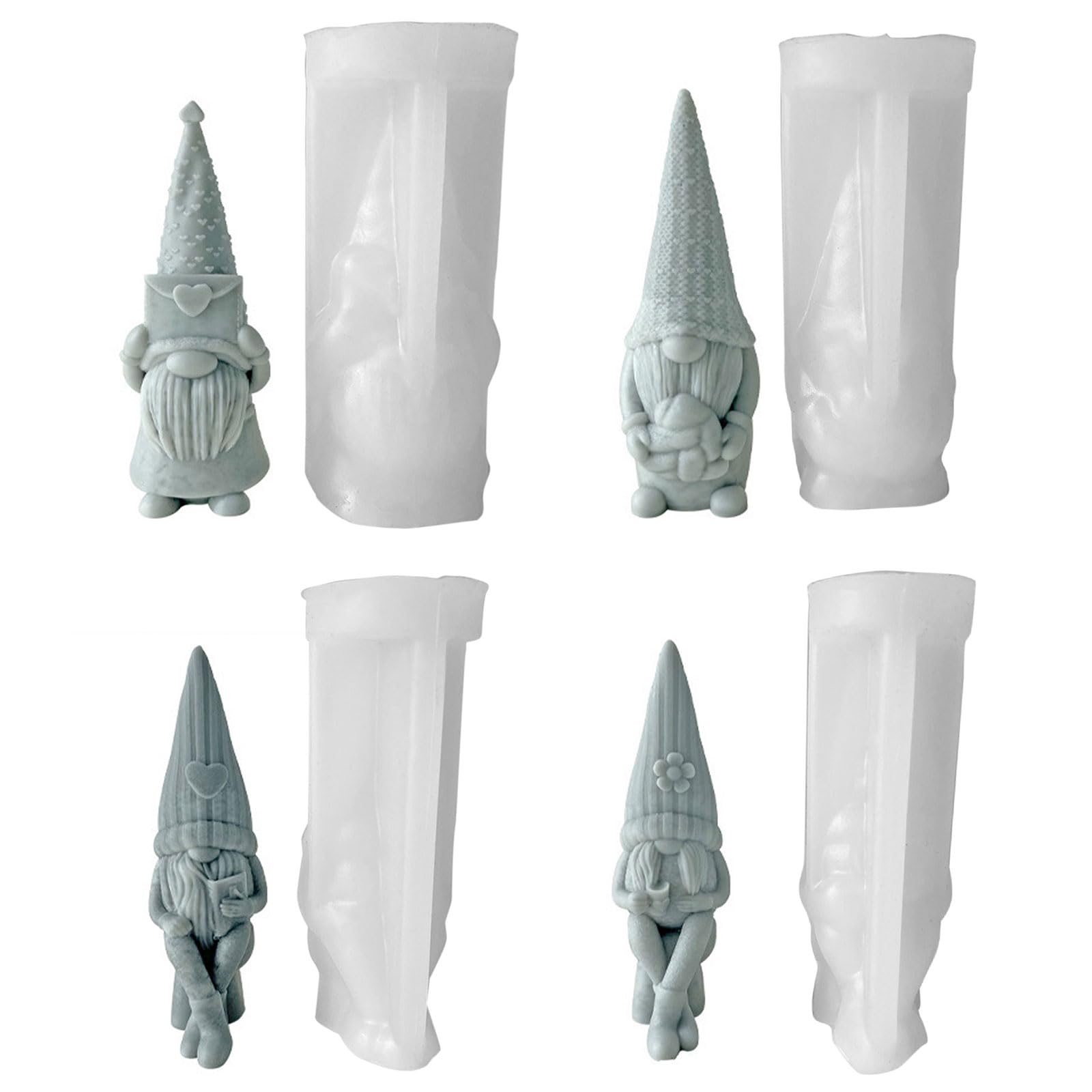 Stampo in silicone carino epossidico nano intonaco per sapone presente che fa silicone per resina/cemento