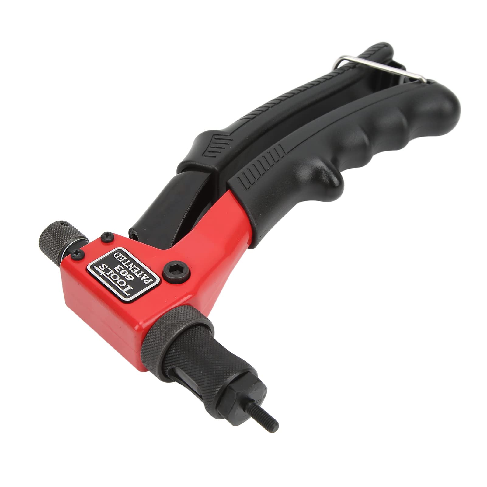 Kit de Remachado Manual Kit de Remache Manual Herramienta de Tuerca de Remache de Metal Resistente con Mandriles M3 M4 M5 M6 y SAE Uso Ergonómico con una Sola Mano para Muebles Metálicos