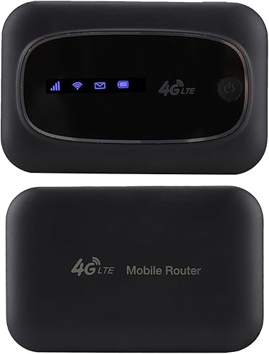 Miniatura 2 de aqxreight Router móvil inalámbrico 4G WiFi módem hotspot portátil ideal para viajes y trabajo (negro)
