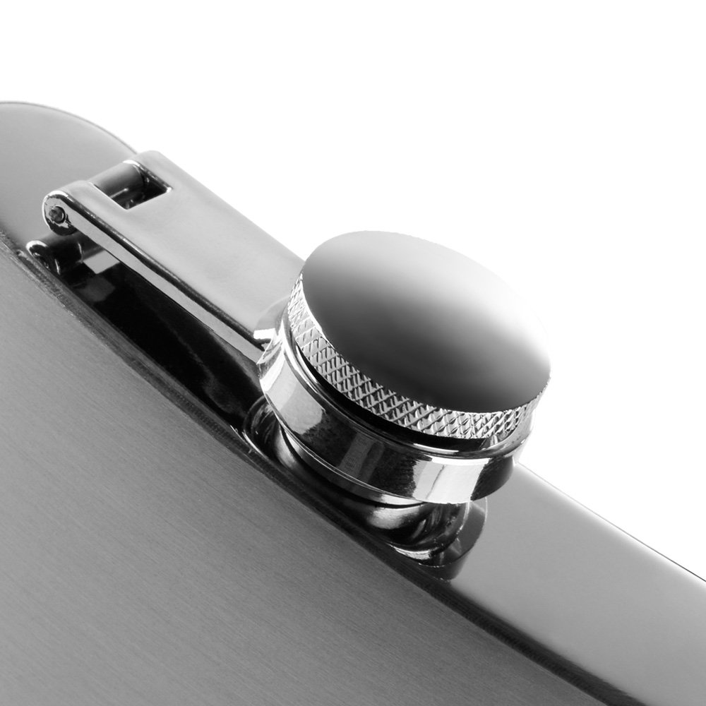 Fiaschetta Whisky In Acciaio Inox Anpro - 8 Oz (227 Ml) Con Imbuto - Perfetta Per Regali O Uscire - Foto 2