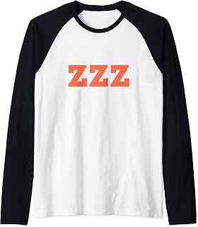 ZZZ Is the Symbol for Sleep Raglan Baseball Tee