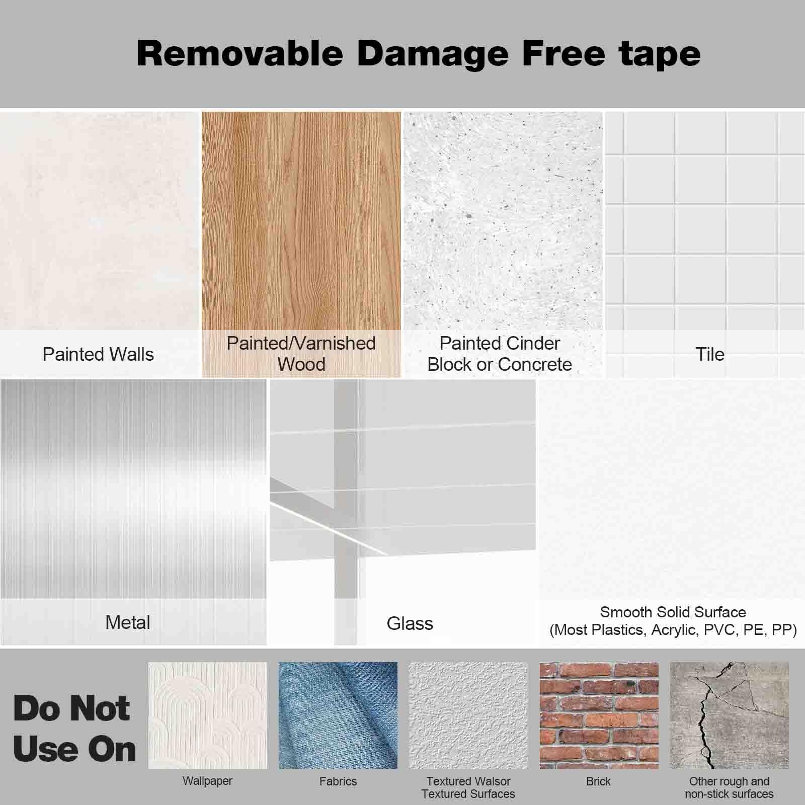 Hasaky Removable Tape - Damage-Free Hanging -5 Hasaky Removable Tape - Damage-Free Hanging -5