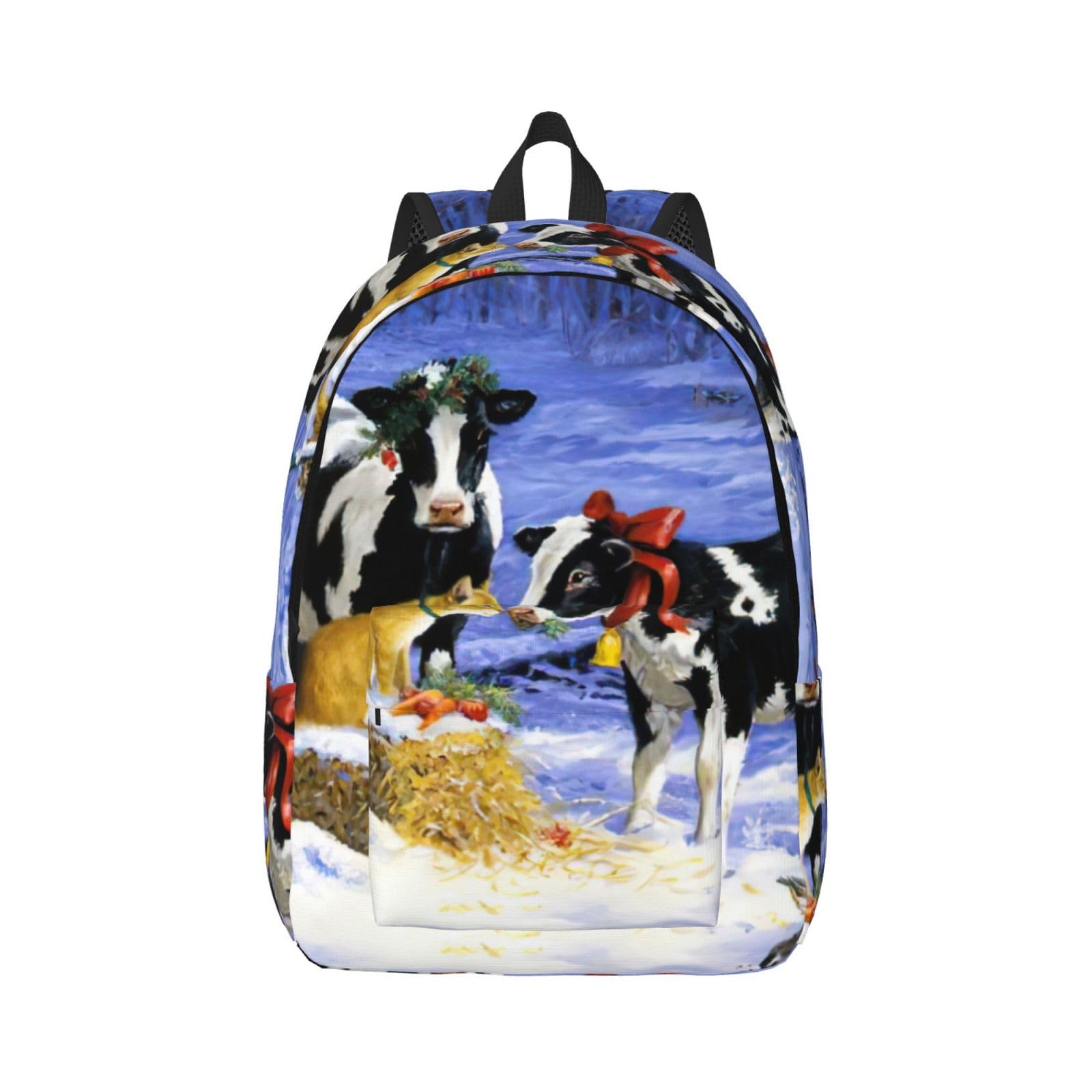 Sac à dos d'infirmière PC portable EdWal motif vache Noël neige - 8